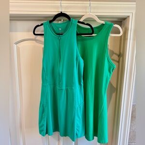 Green sport dresses from Target | All in motion + A New Day